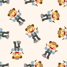 Cowboy seamless pattern N14
