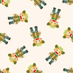 Cowboy seamless pattern N17