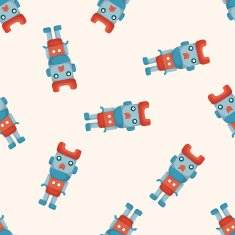 Robot seamless pattern N14