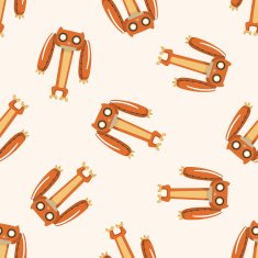 Robot seamless pattern N16
