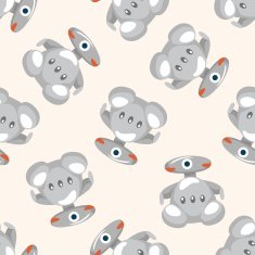Robot seamless pattern N17