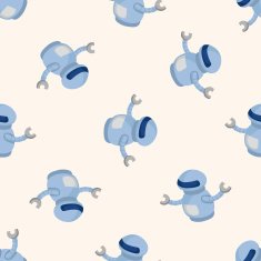 Robot seamless pattern N23