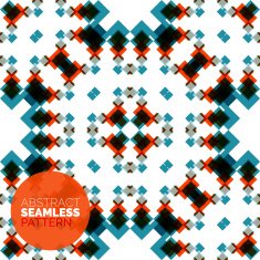 Vector colorful seamless geometric pattern Modern stylish abstract texture N54