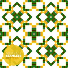 Vector colorful seamless geometric pattern Modern stylish abstract texture N57