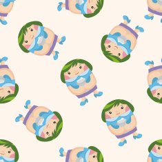 business people cartoon sticker icon