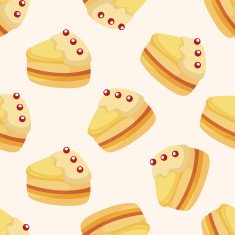 decorating cake cartoon sticker icon N10
