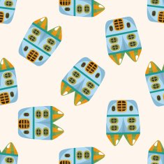 Building house cartoon sticker icon N4