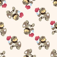knight cartoon sticker icon N2