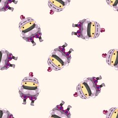 knight cartoon sticker icon N3
