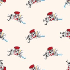 knight cartoon sticker icon N7