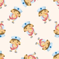 nurse cartoon sticker icon