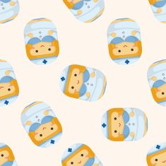 nurse cartoon sticker icon N4