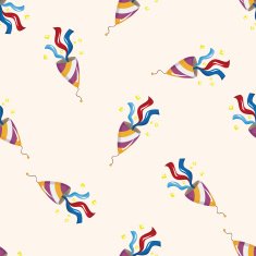 Birthday ribbon cartoon sticker icon