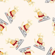 chef cartoon sticker icon N9