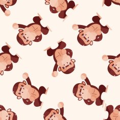 animal monkey cartoon sticker icon