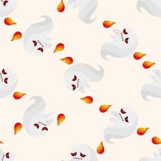 ghost cartoon sticker icon N3