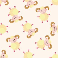 animal sheep cartoon sticker icon