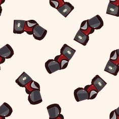 hockey equipment cartoon sticker icon N11