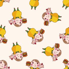 fatty cartoon sticker icon N8