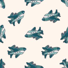 transportation airplane cartoon sticker icon N5