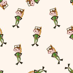 diver cartoon sticker icon N2