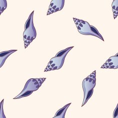 shell cartoon sticker icon