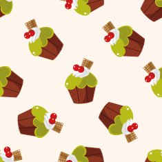 decorating cake cartoon sticker icon N15