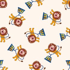 circus animal cartoon sticker icon N4
