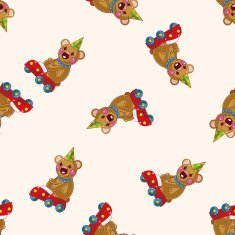circus animal cartoon sticker icon N7