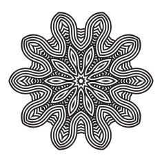 celtic knot pattern card mandala amulet N28
