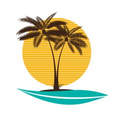 Palm Leaf Vector Illustration N2