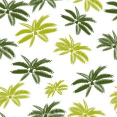 Palm Leaf Seamless Pattern Background Vector Illustration N2