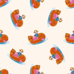 Amusement park facilities cartoon sticker icon N18