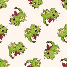 dragon cartoon sticker icon