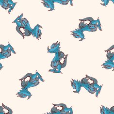 dragon cartoon sticker icon N2