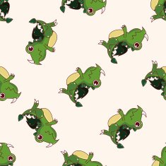 dragon cartoon sticker icon N3