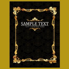 Gold Frames template