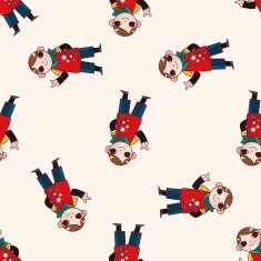 hip hop dancer cartoon sticker icon N3
