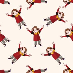 hip hop dancer cartoon sticker icon N7