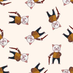 cat cartoon sticker icon