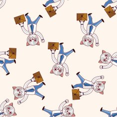 cat cartoon sticker icon N3
