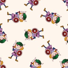 vikings cartoon sticker icon N2