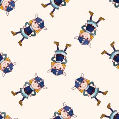 vikings cartoon sticker icon N4