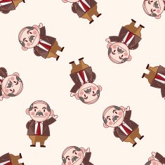boss cartoon sticker icon N3