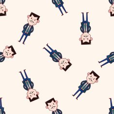 boss cartoon sticker icon N7