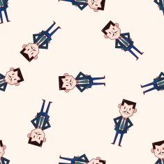 boss cartoon sticker icon N8