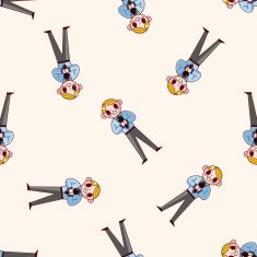Office workers cartoon sticker icon N2