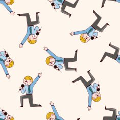 Office workers cartoon sticker icon N4
