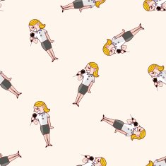 Office workers cartoon sticker icon N6