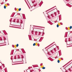 shop store cartoon sticker icon N5
